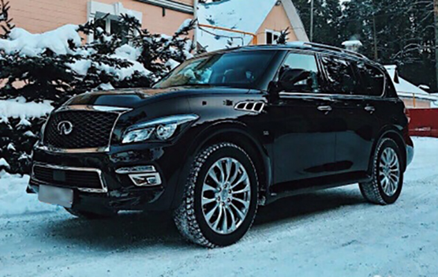 INFINITI QX80 Бордовый