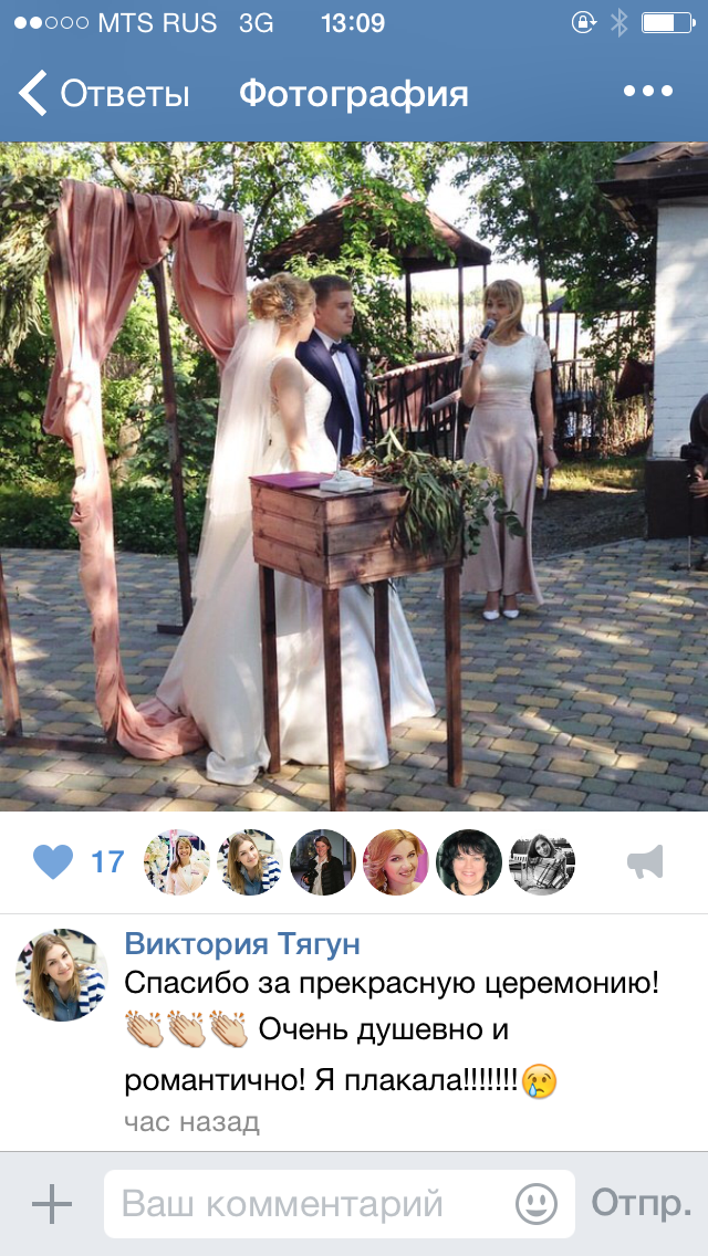 Дмитрий и Елена 14 мая 2016 года Свадебная церемония в стиле рустик в Сотом Пруде