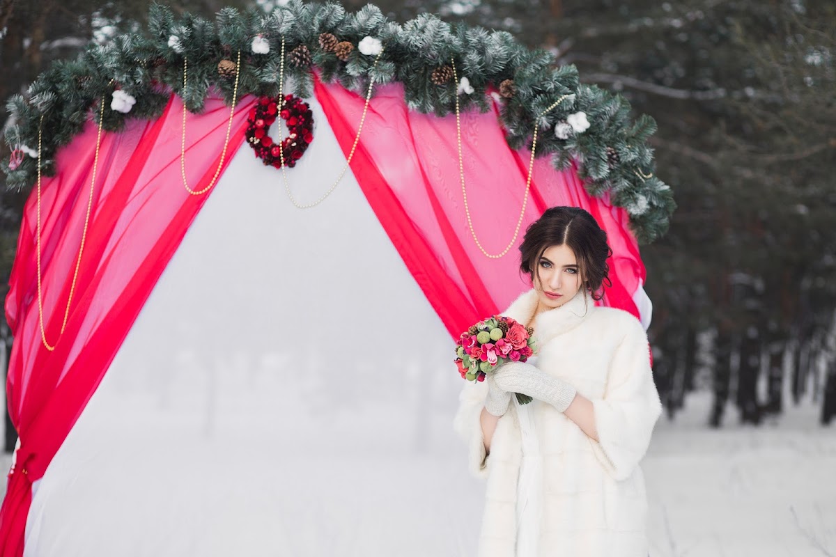 Зимнее Love story в лесу