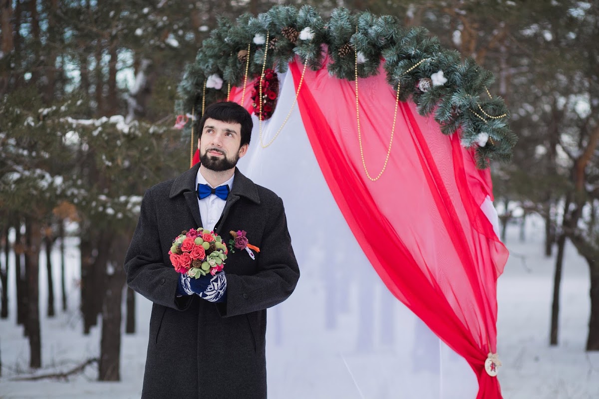 Зимнее Love story в лесу