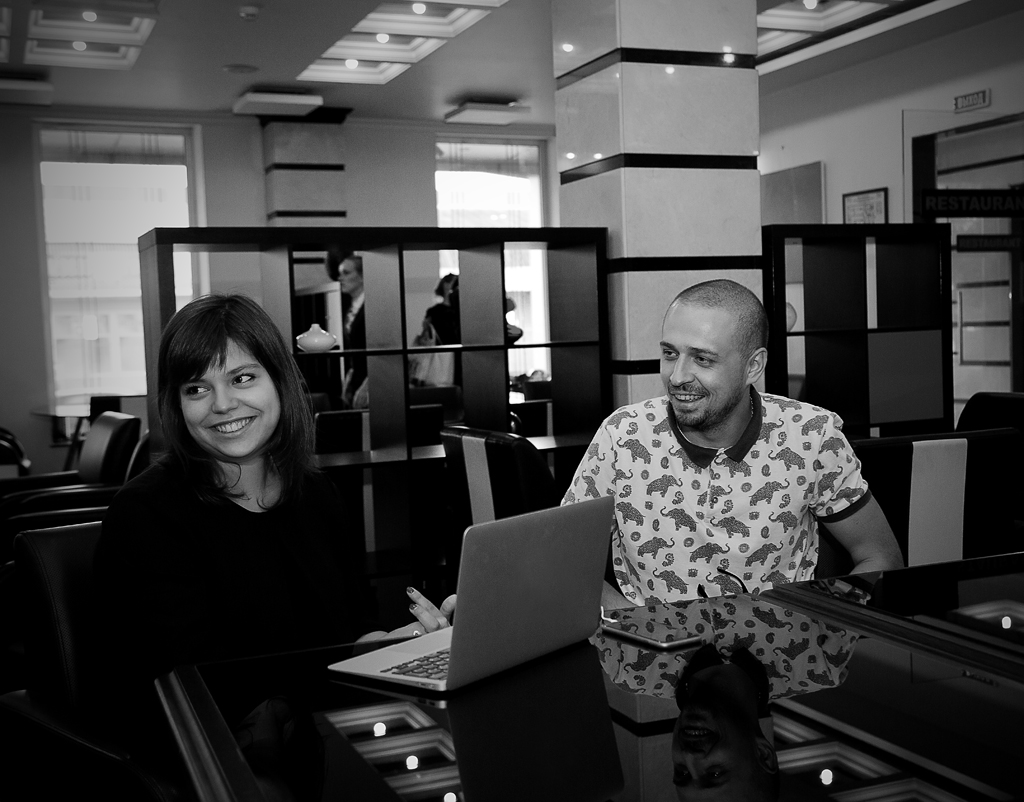интервью с актером,резидентом comedy club,участником шоу comedy woman Олегом Верещагиным ,и актрисой Марией Кравченко,