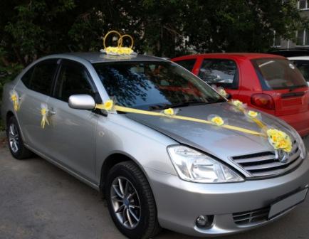 Комплекты украшений для свадебного автомобиля