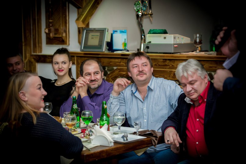 На творческом вечере у коллеги