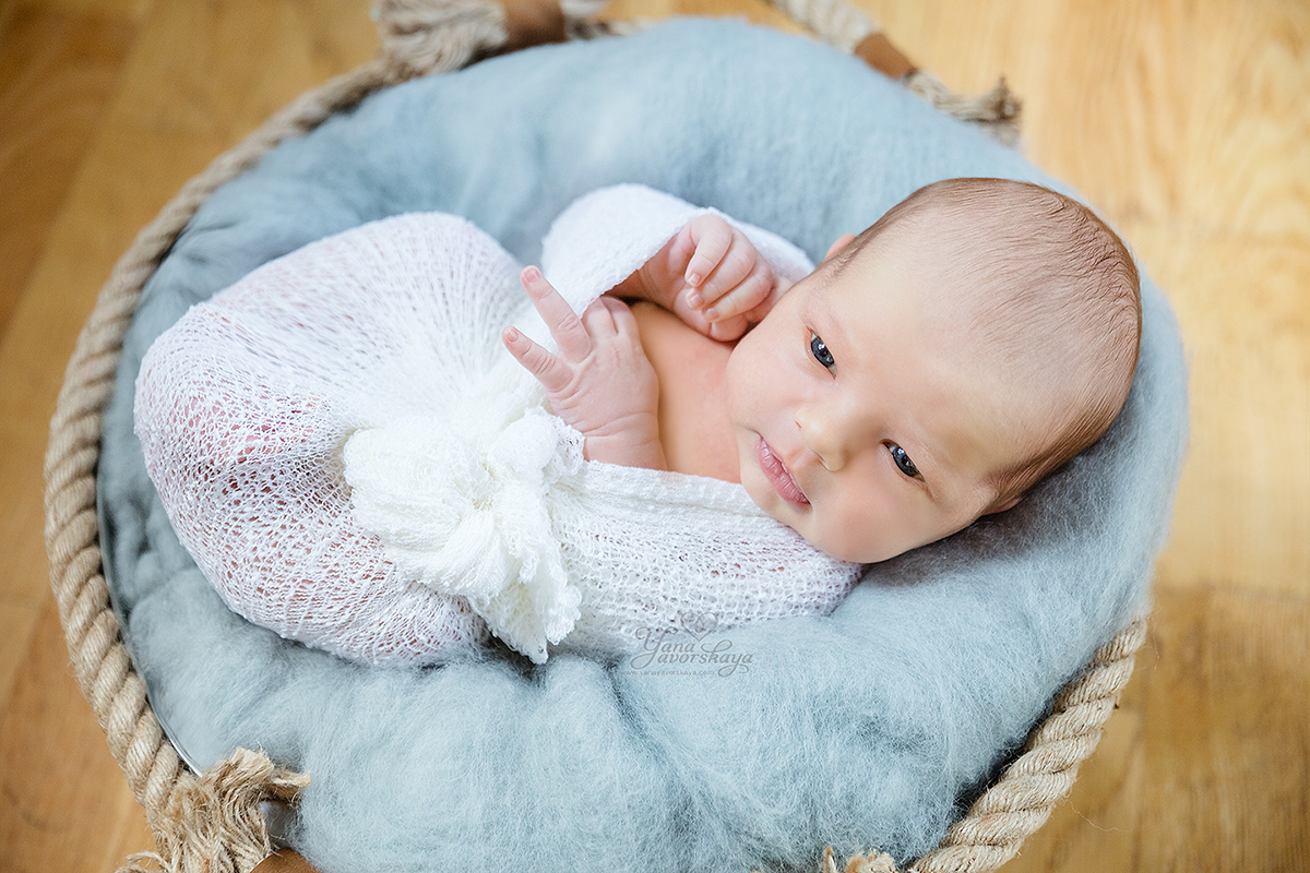 Newborn фотосессия новорожденных