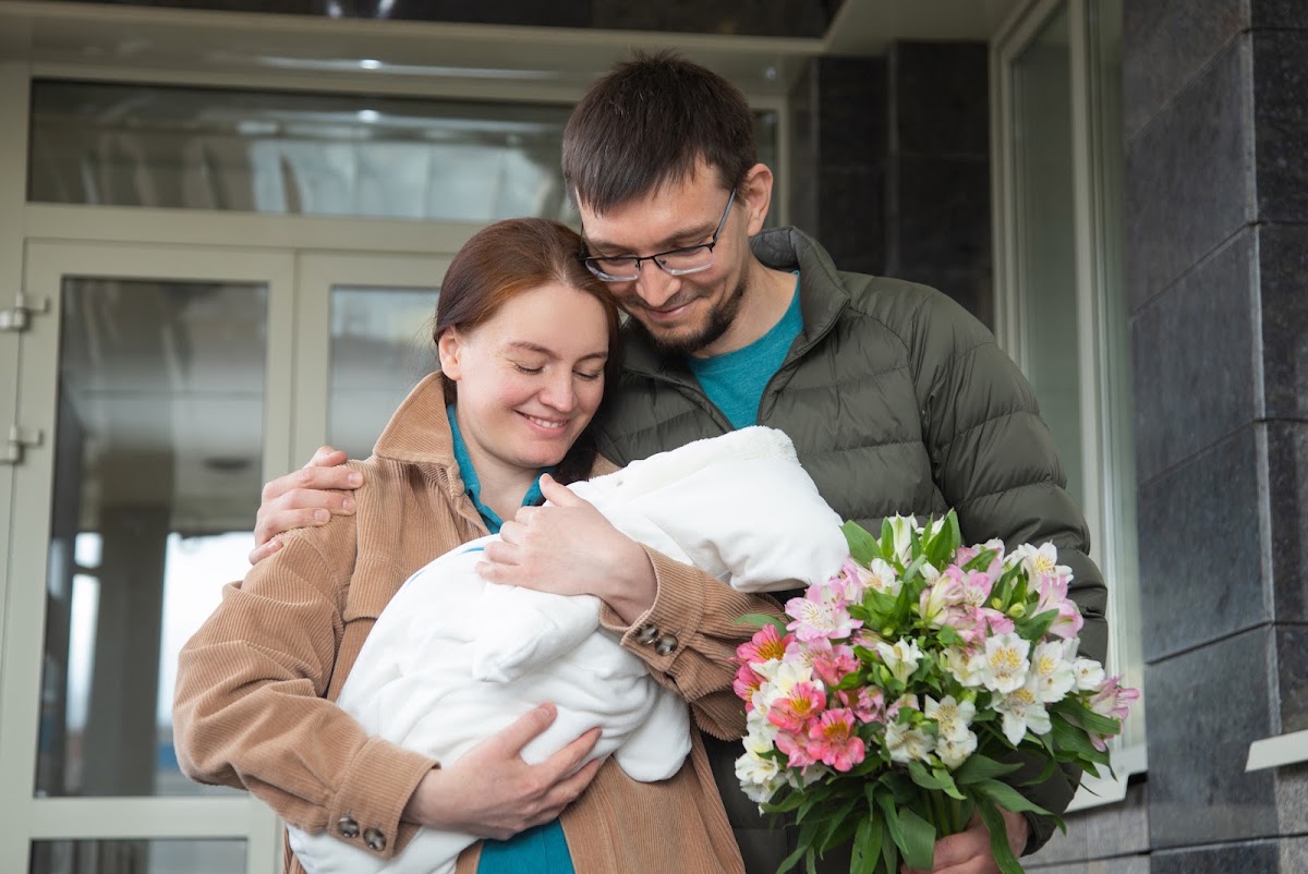 Портфолио: Выписка из роддома