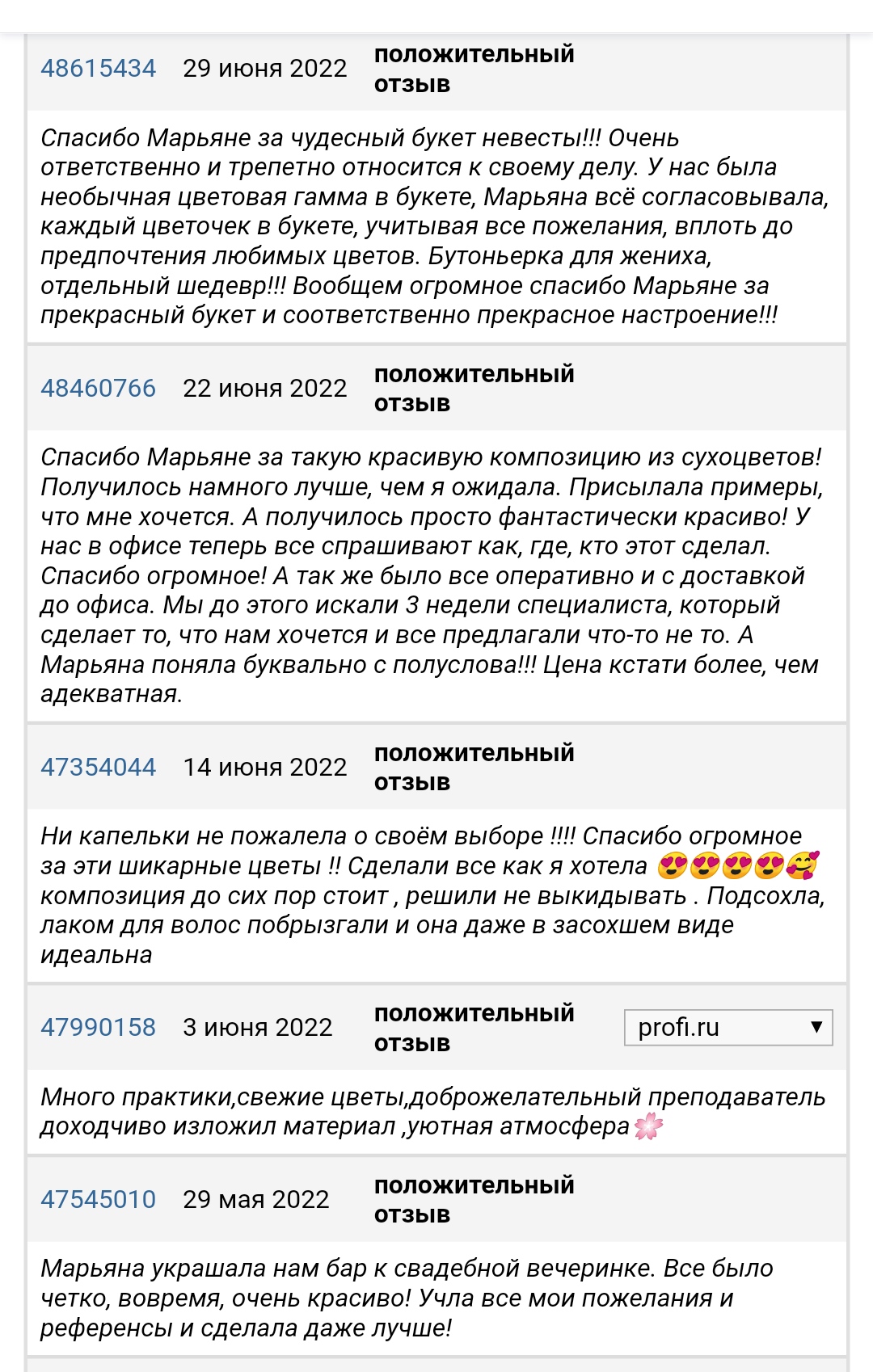 Отзывы