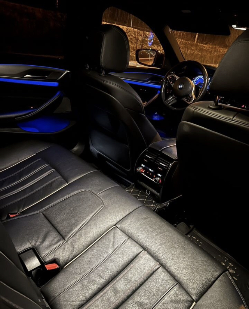 BMW 5 series белый — кадр 4 из 5