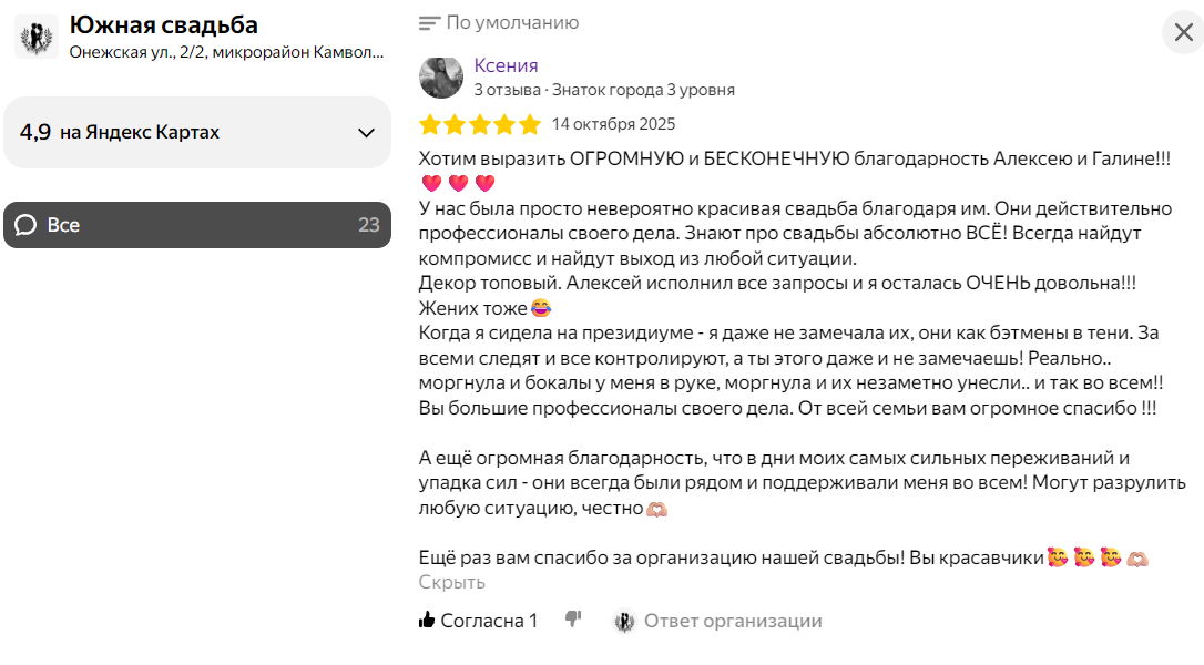 Отзывы наших клиентов