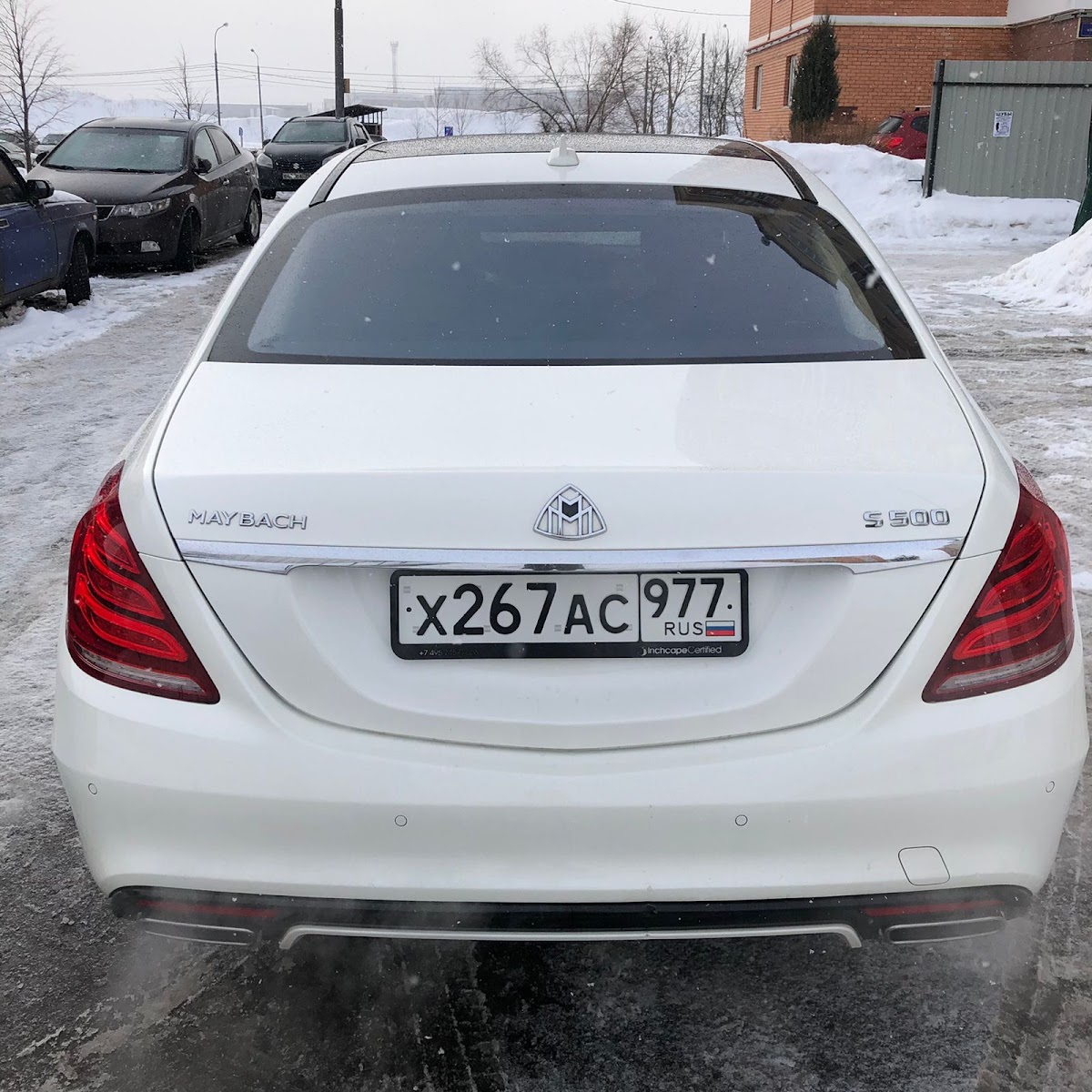 Maybach S500 белый