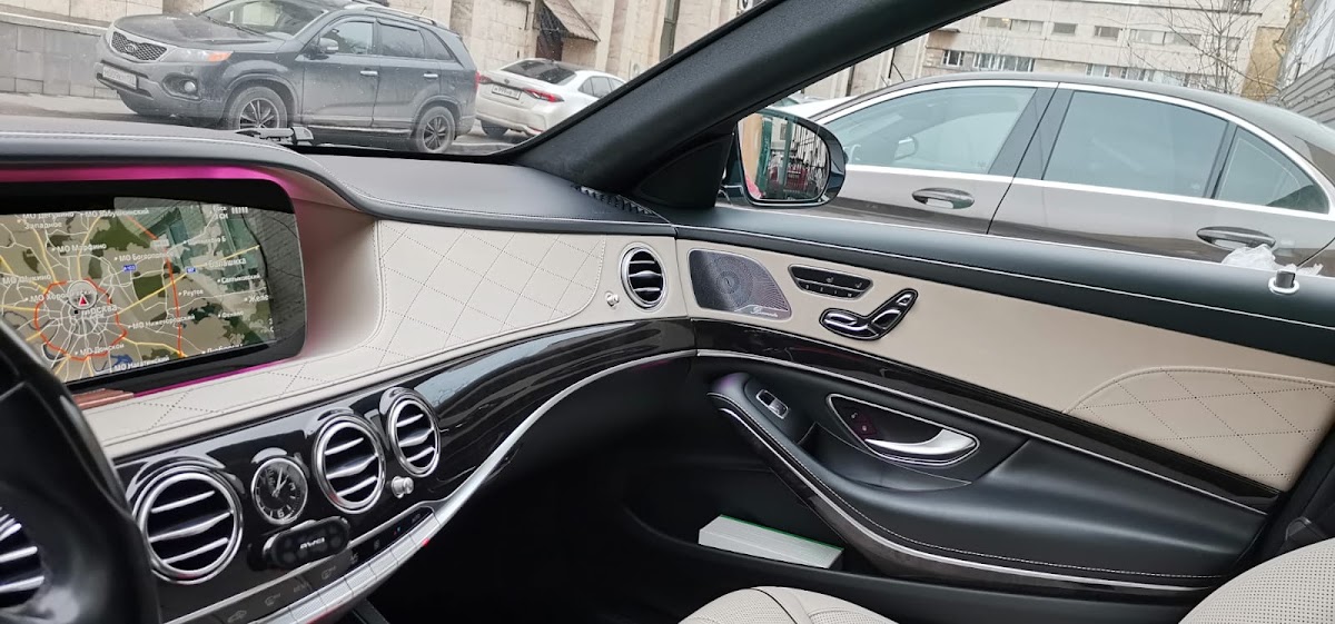 Mercedes Benz S500 AMG рестайлинг гос.N 216