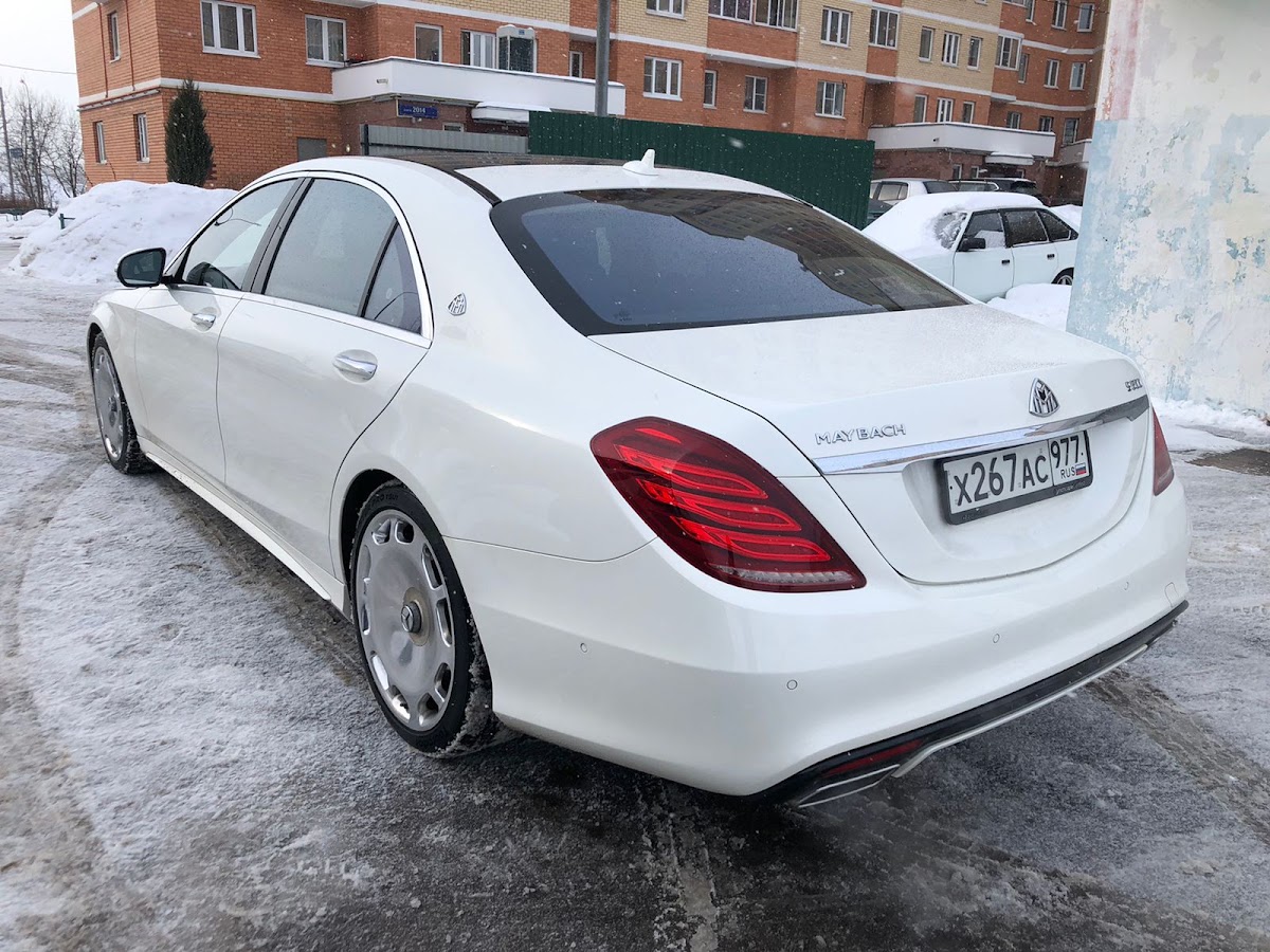 Maybach S500 белый