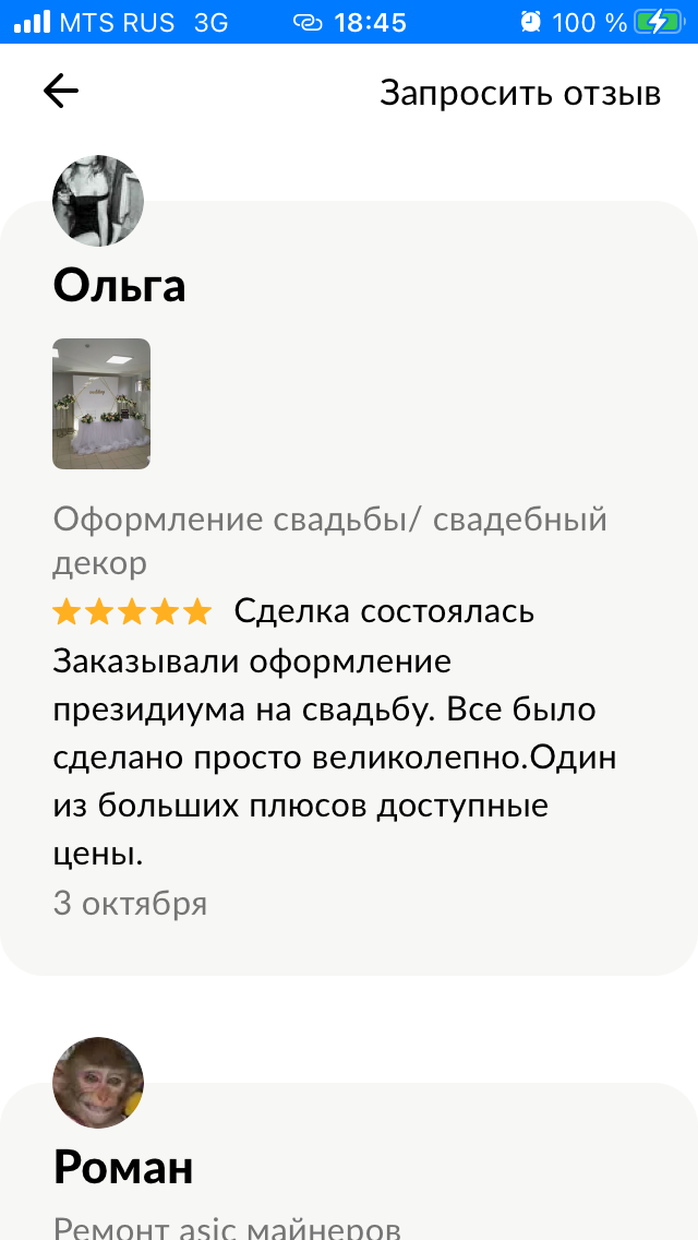 Отзывы