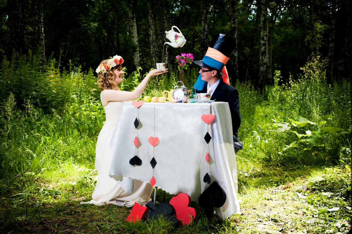 Оля и Сергей.