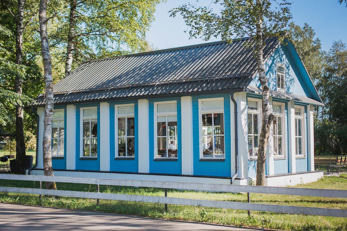 Свадьба летом на природе в загодном домике в Белых Аллеях