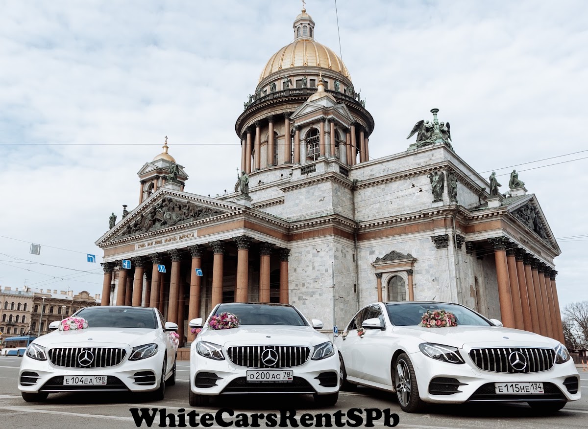 Свадебный кортеж из 3х Mercedes W213 AMG GT