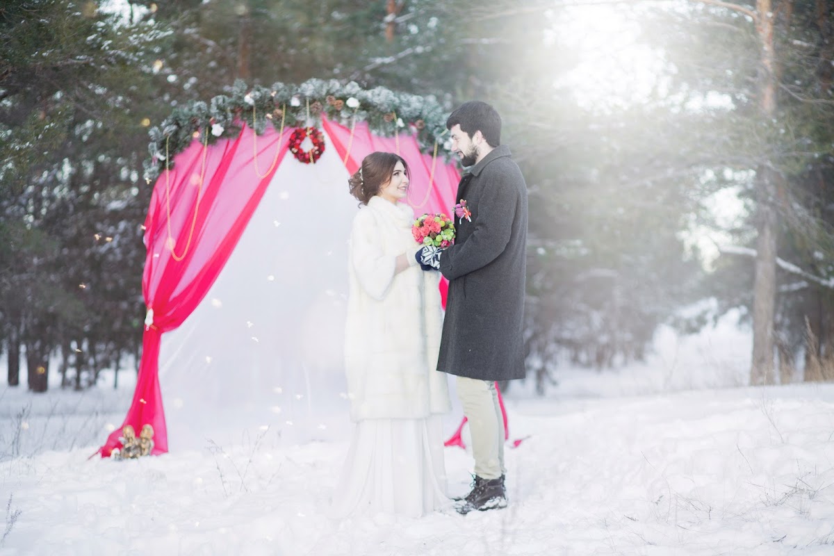 Зимнее Love story в лесу