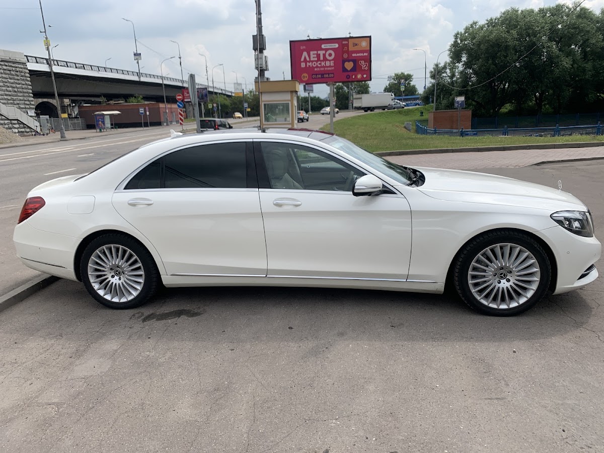 Мерседес S500 Long(w222) гос.N795