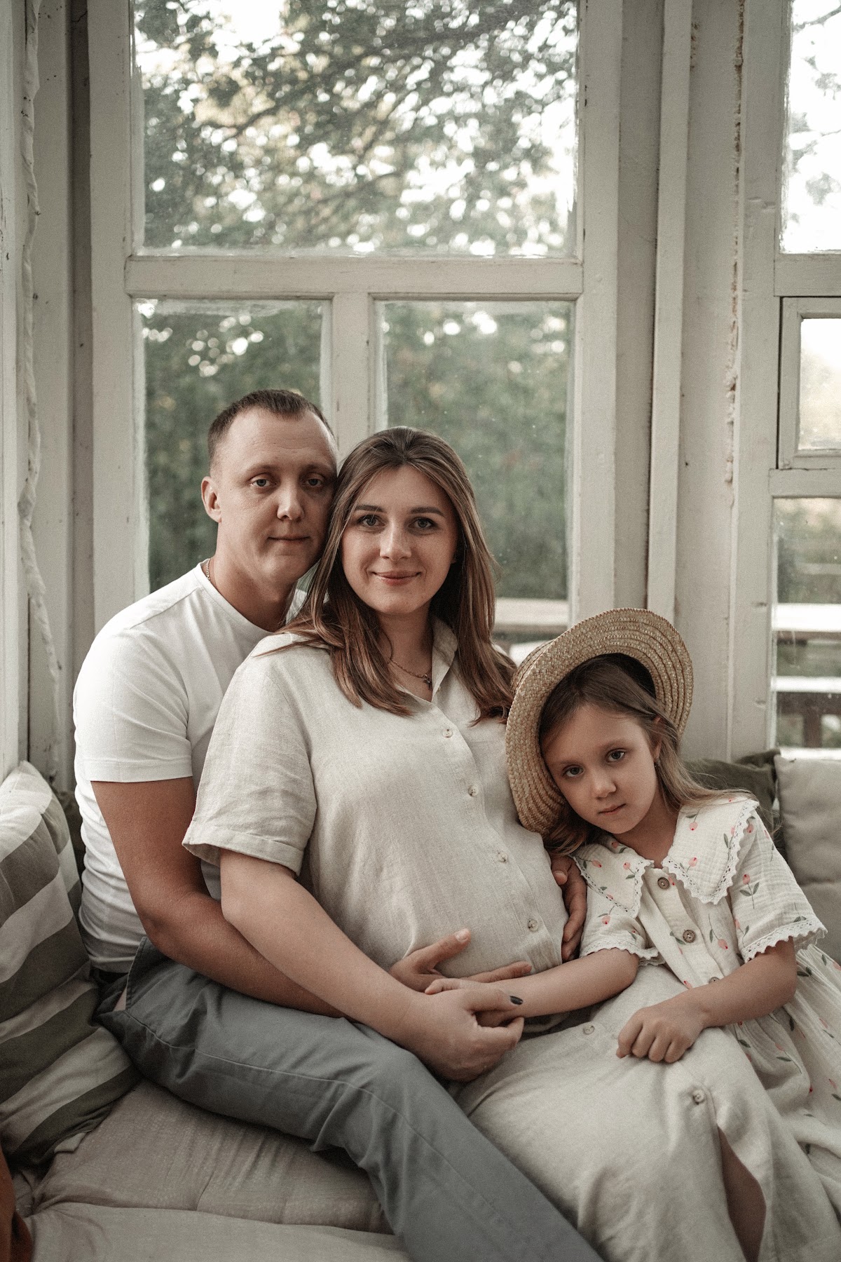 Семейная фотосессия в саду