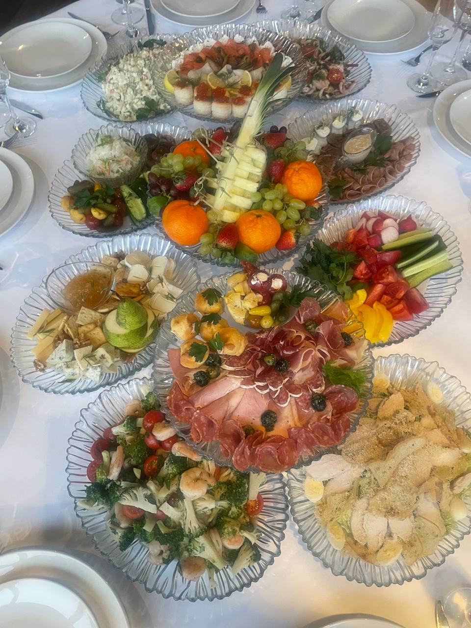 Сервировка и блюда