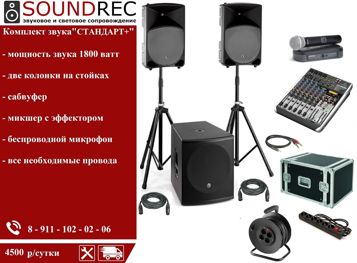 Прокат оборудования.