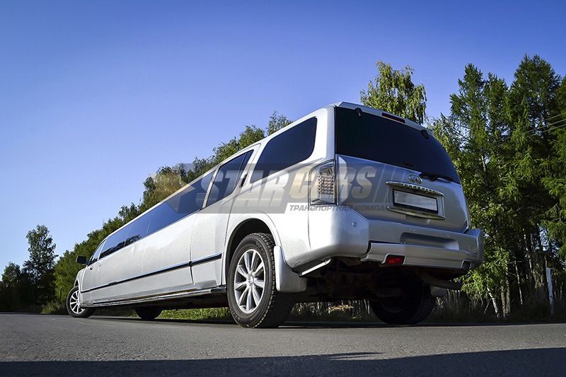 Infiniti QX56 Silver (20 мест)