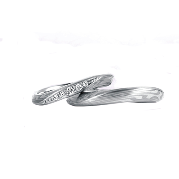 Обручальные и помолвочные кольца Mokume Gane