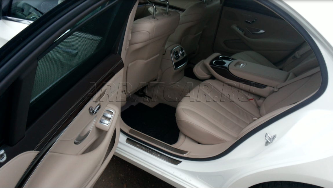 Mercedes S500 (w222) белый на светлом салоне
