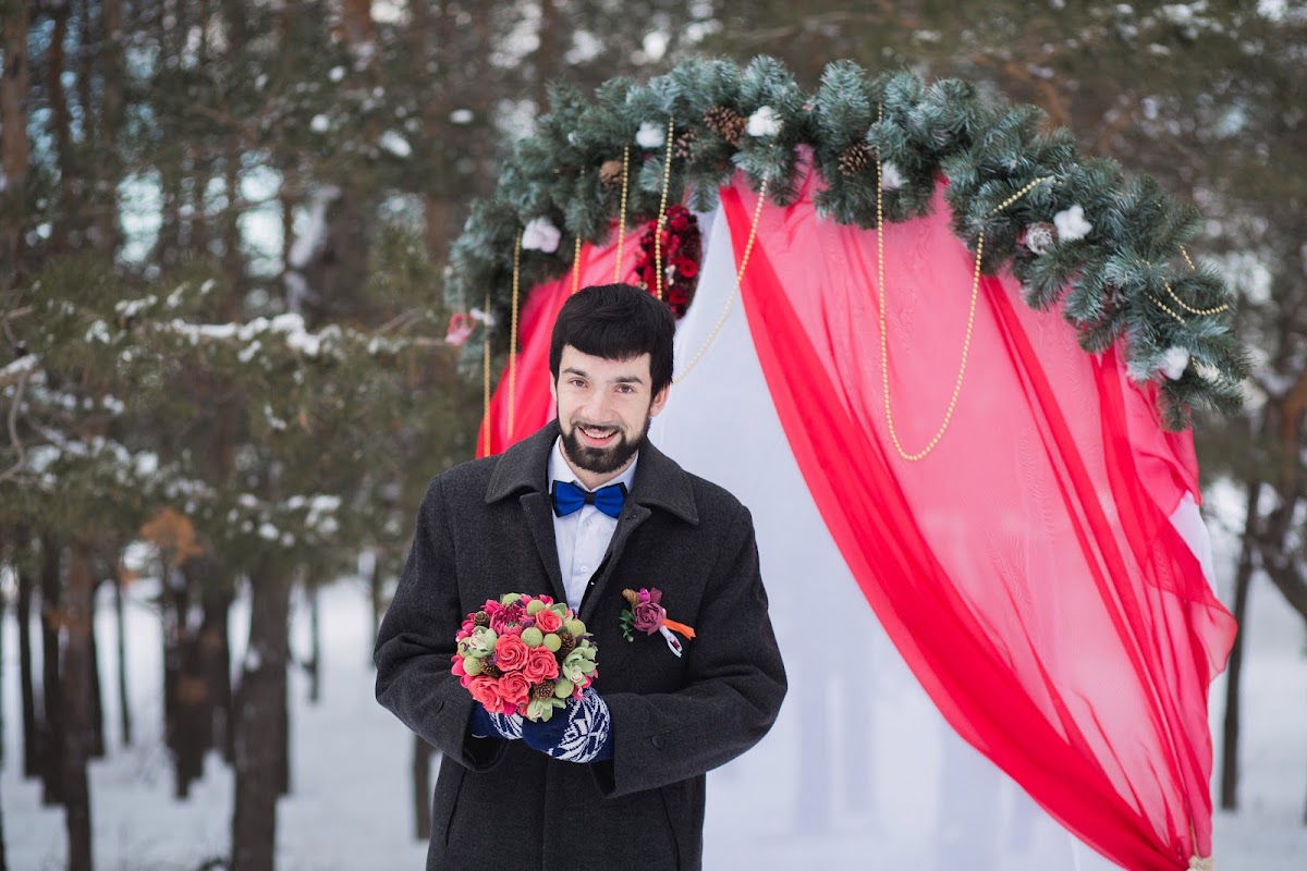 Зимнее Love story в лесу