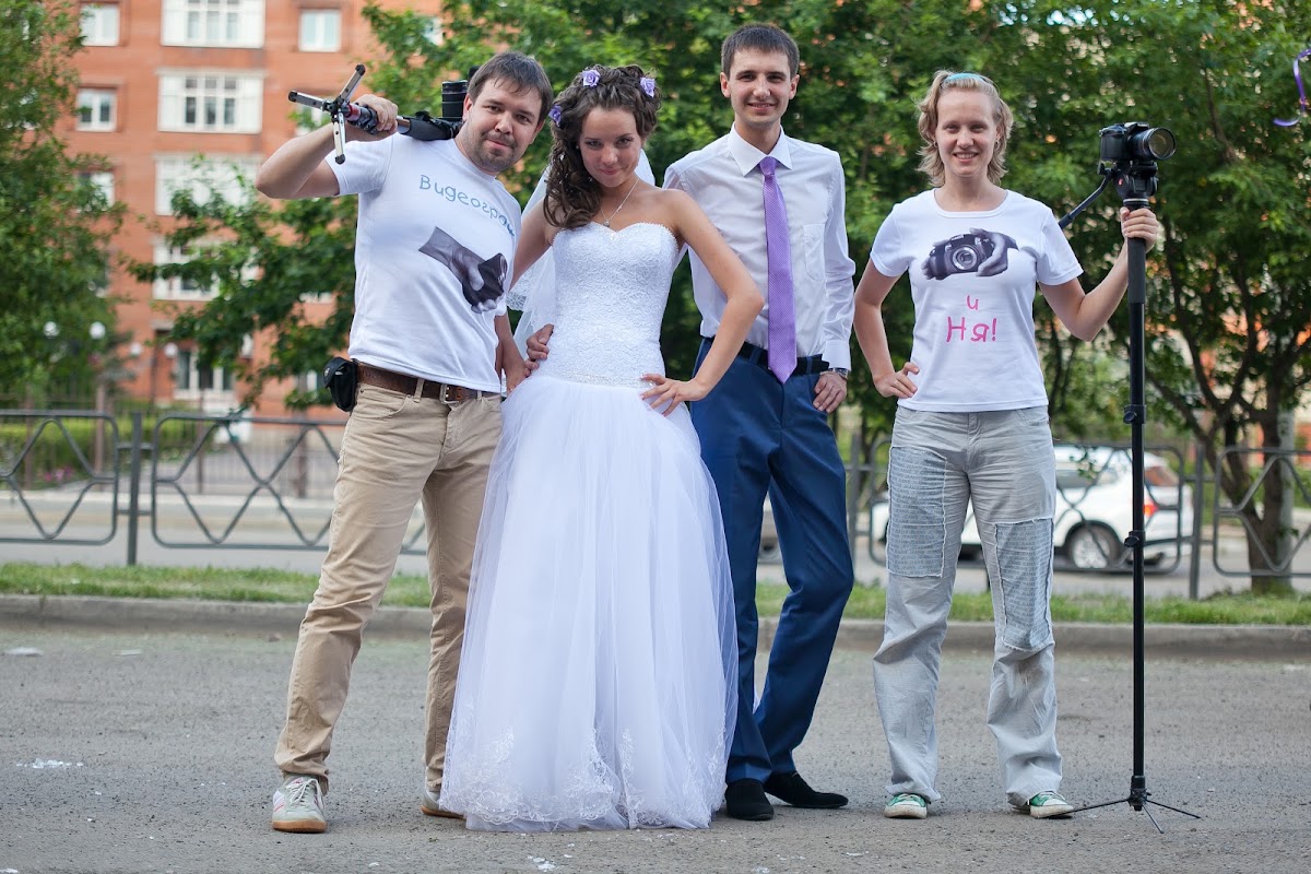 За работой