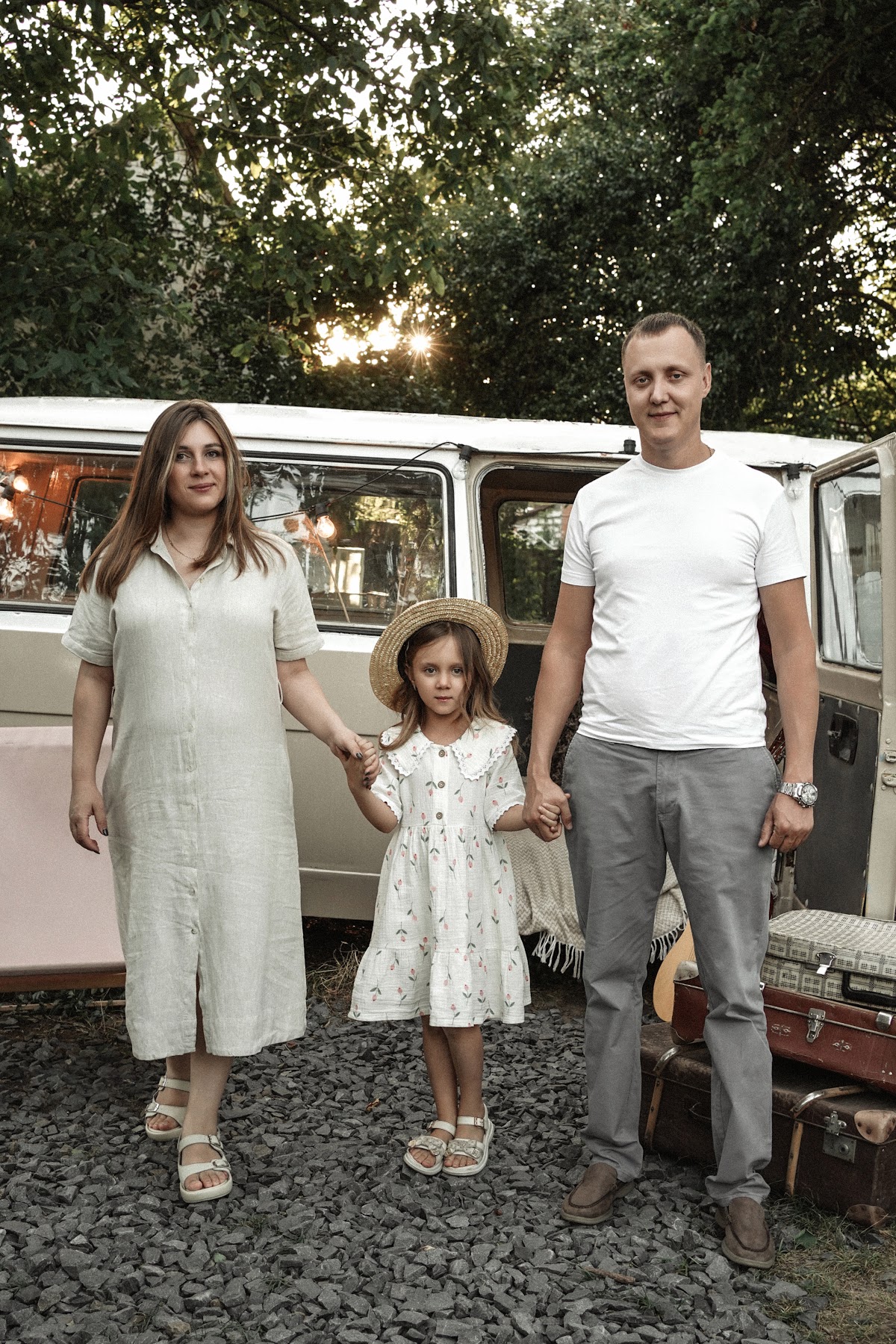 Семейная фотосессия в саду