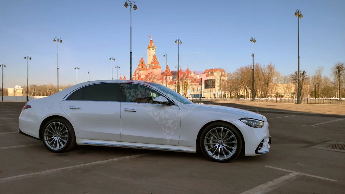 Mercedes-Benz S223 белый — кадр 3 из 6