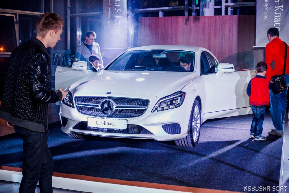 презентация нового Mercedes-Benz CLS-класса