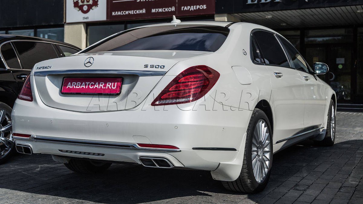 Mercedes Maybach (X222) белый на светлом салоне — кадр 3 из 13
