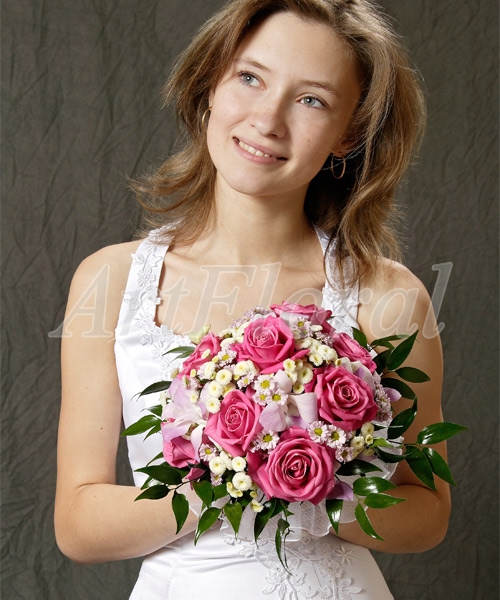 Круглые букеты
