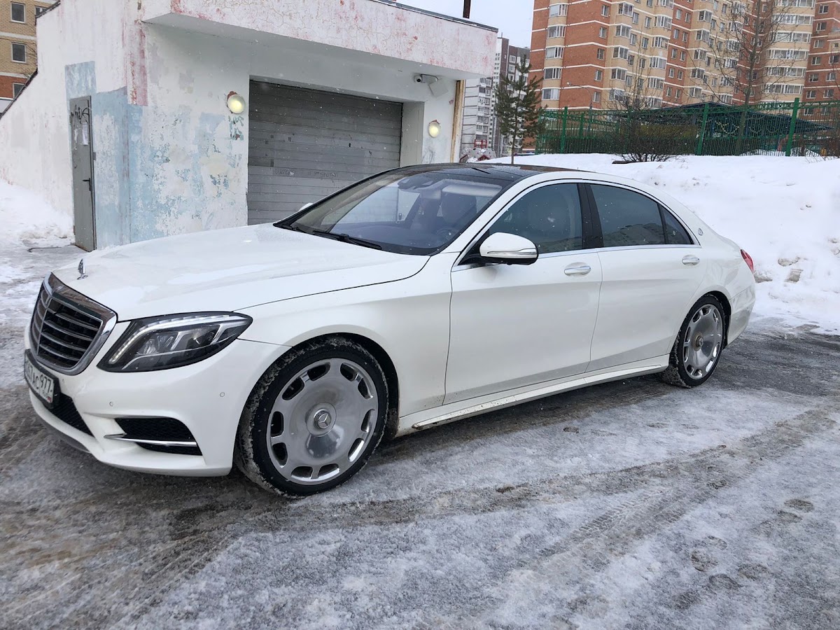 Maybach S500 белый