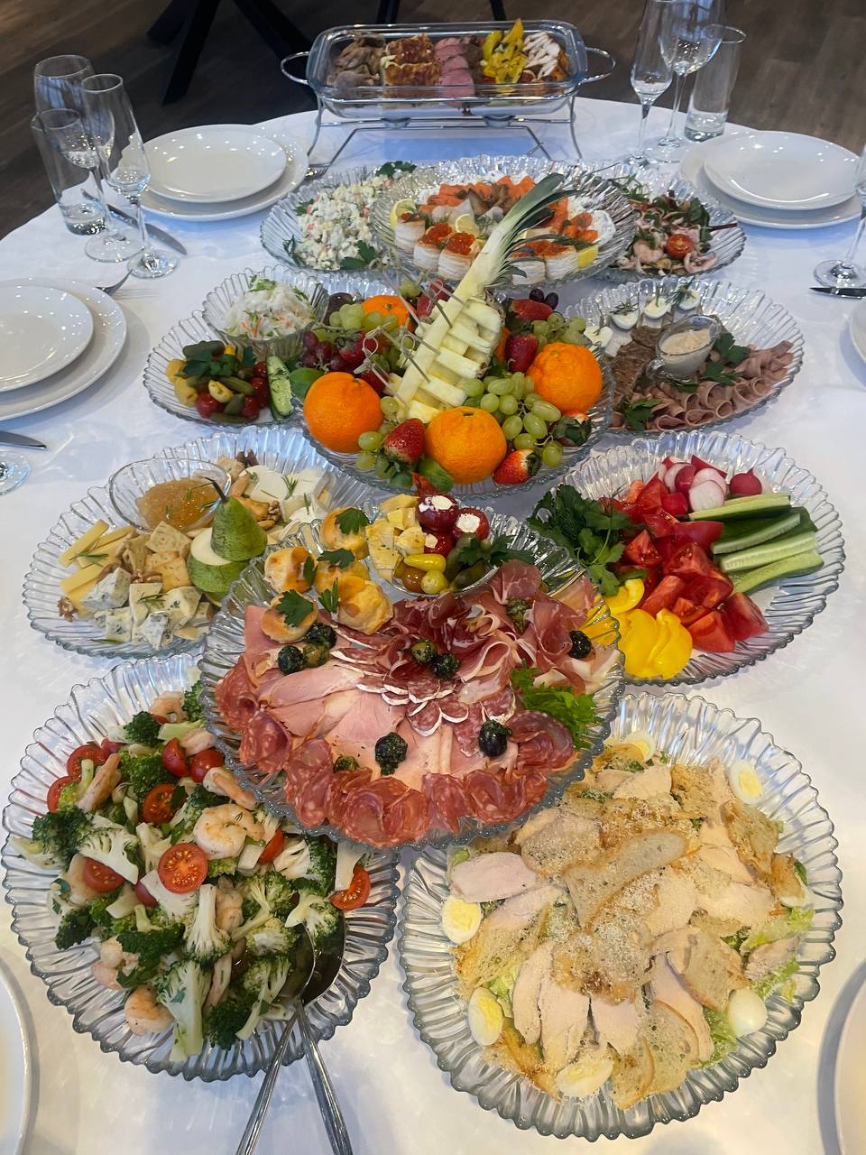 Сервировка и блюда