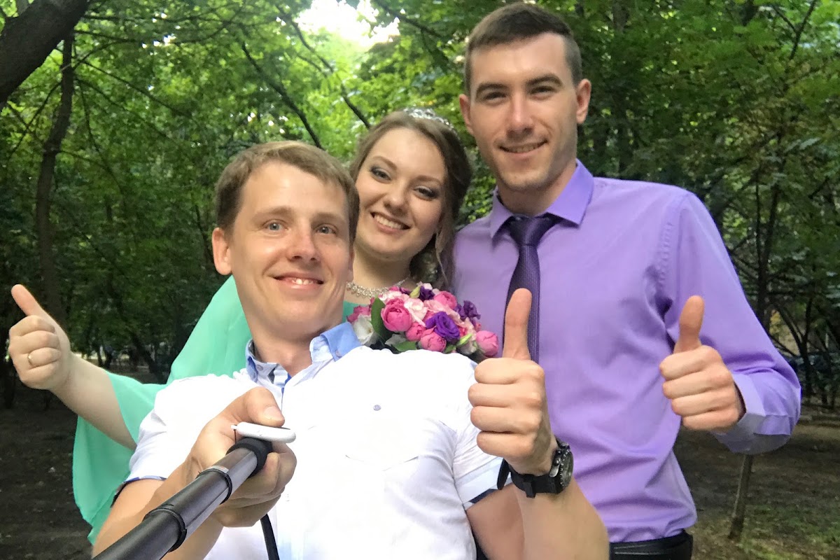 Селфи с клиентами