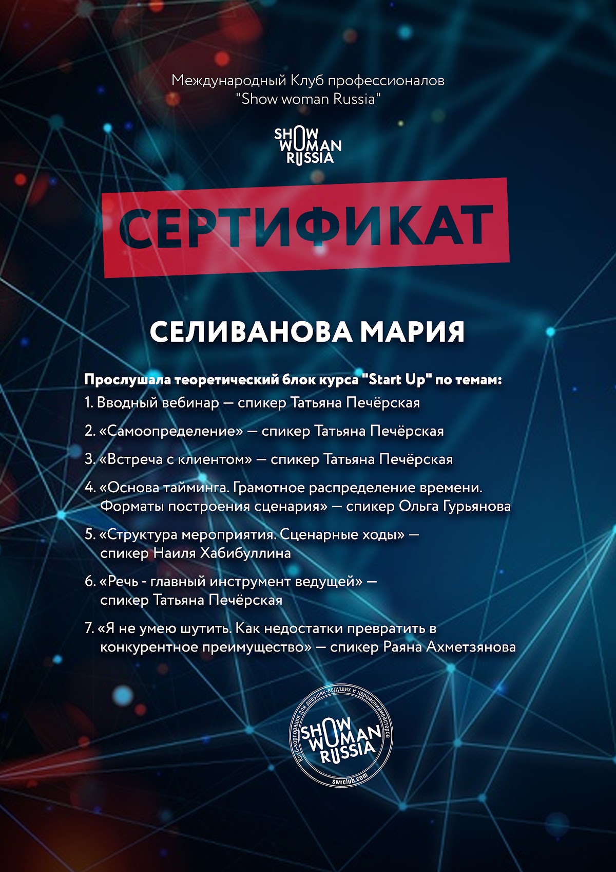 Сертификаты