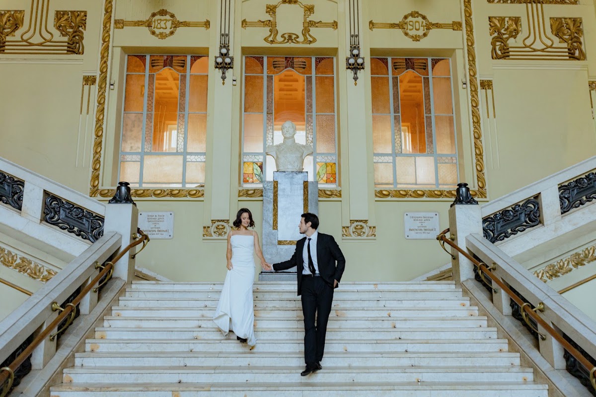 Витебский вокзал и Академия Шмидта