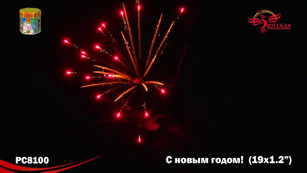 Портфолио: Салют на Новый Год