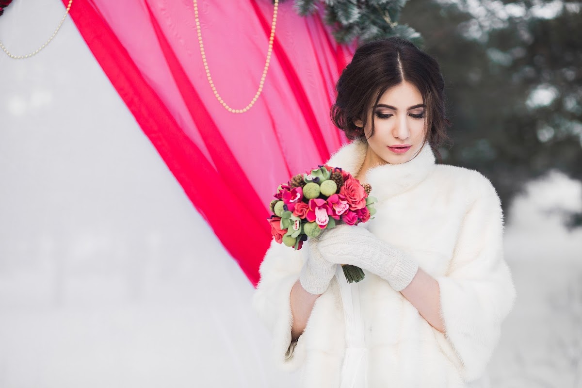 Зимнее Love story в лесу