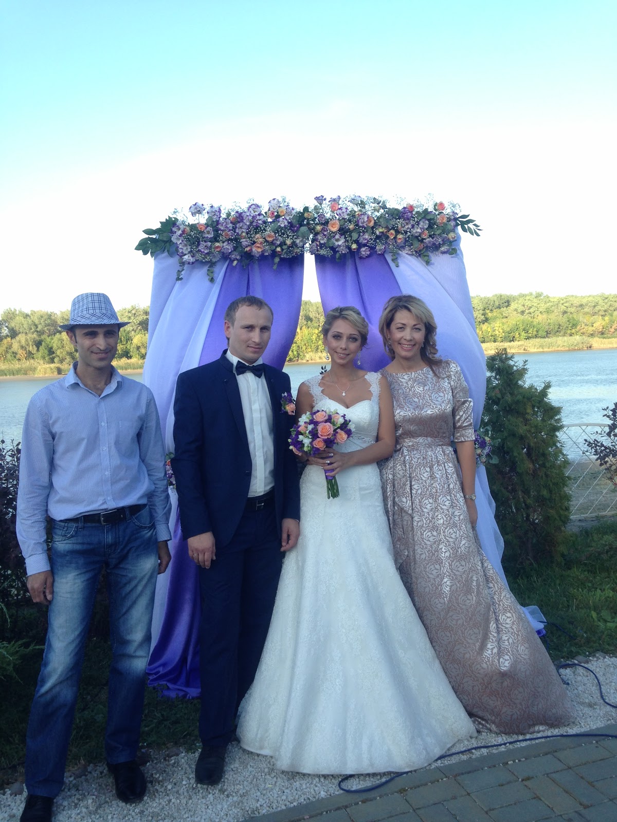 Василий и Женечка 17.09.2015г. Выездная регистрация в "Теннис-парке"