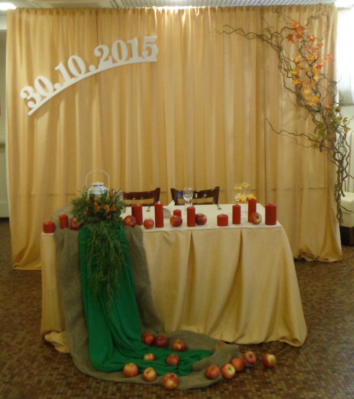 30.10.15 Осенняя свадьба Галины