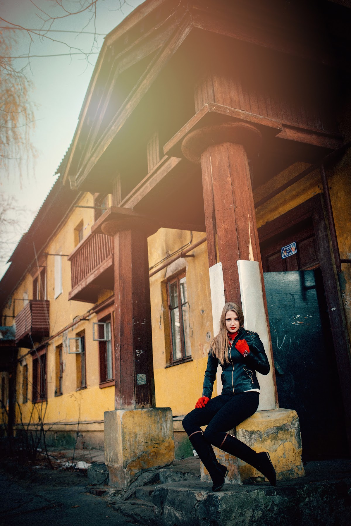 лиричная фотосессия в ноябре