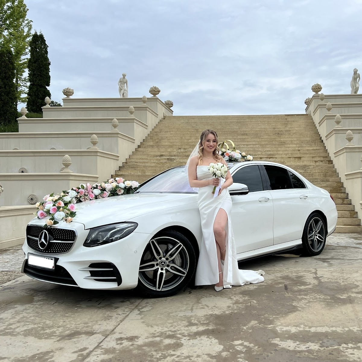 Mercedes e-class 213 AMG с панорамной крышей