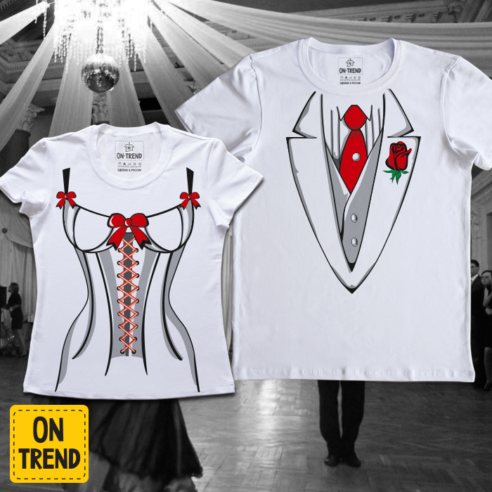 Свадебные футболки от компании «On-Trend»