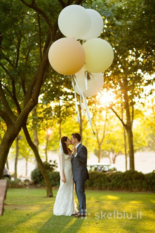 СВАДЕБНЫЕ ШАРЫ. БОЛЬШИЕ. КРУГЛЫЕ. МАТОВЫЕ.