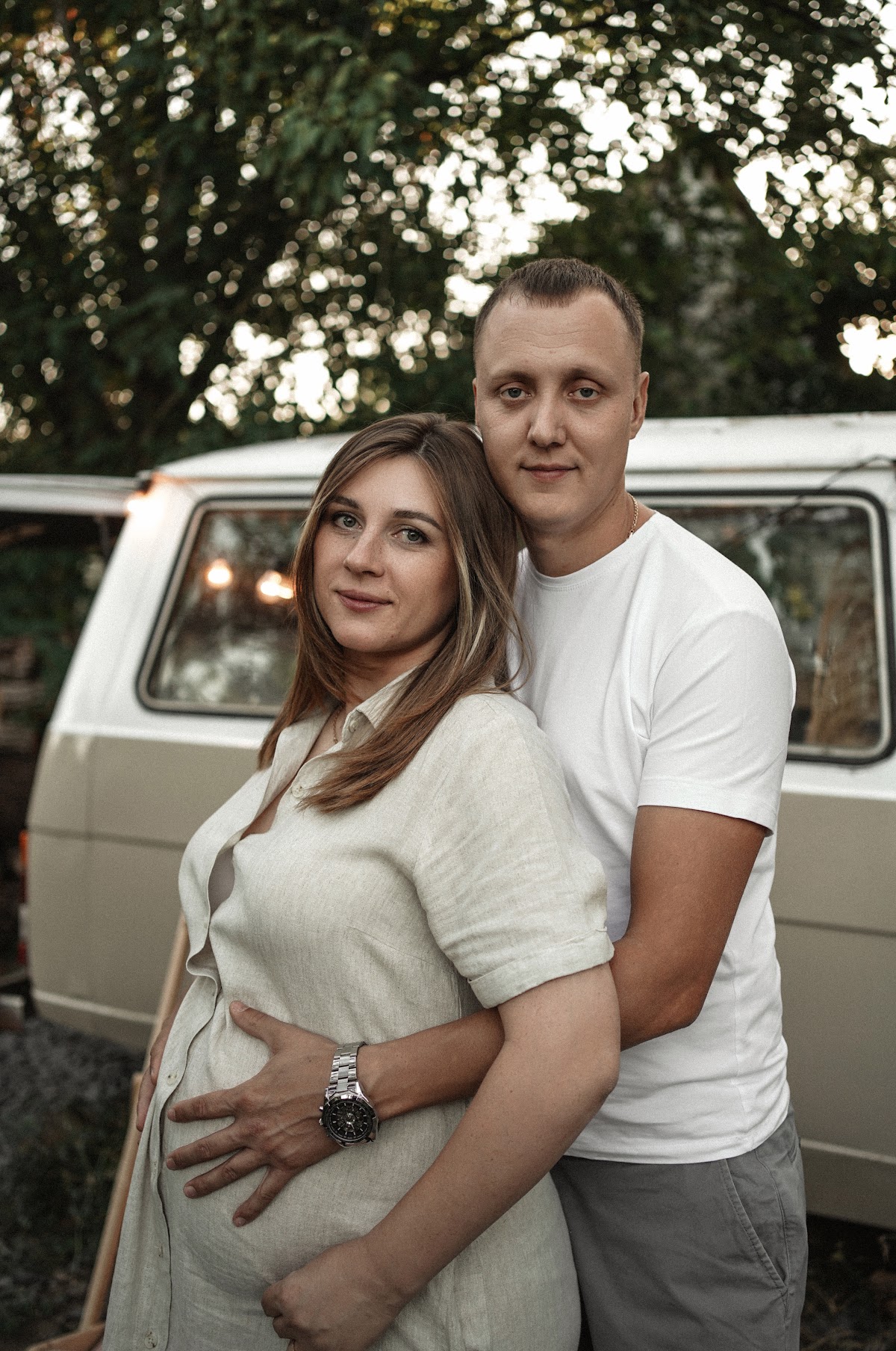 Семейная фотосессия в саду