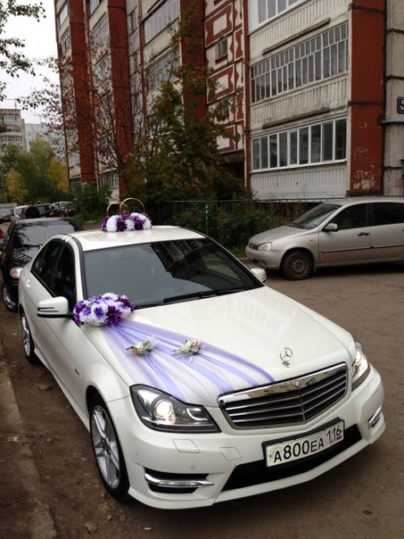 украшения на свадебные машины