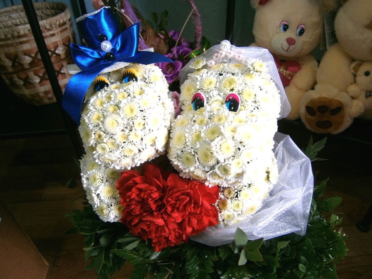 Плюшевые цветы